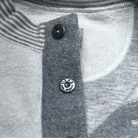 BP Vintage Gear For Sports White and Gray Crewneck Sweater - Picture 4 of 11